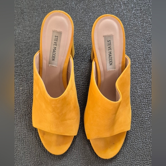 Steve Madden Shoes - Steve Madden Sunflower Yellow Mules